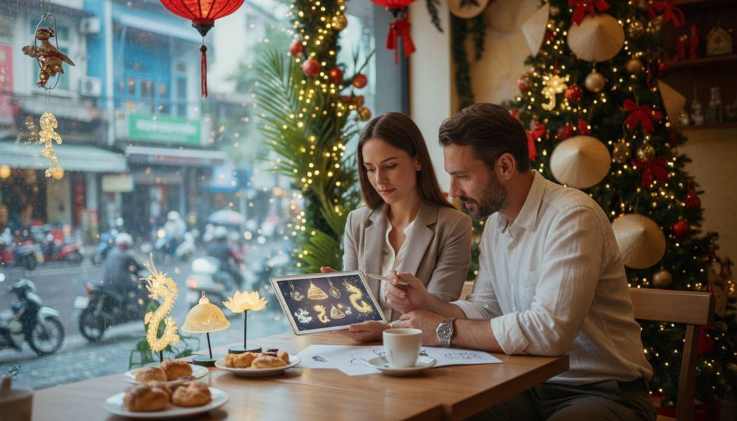 Báo Giá Trang Trí Cây Thông Noel Tại Quận 3. Ảnh 2